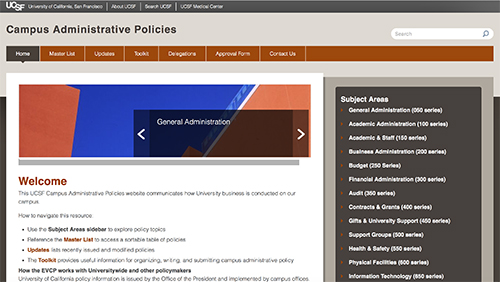 Starter Kit 1 site example with top horizontal navigation white text against colored background