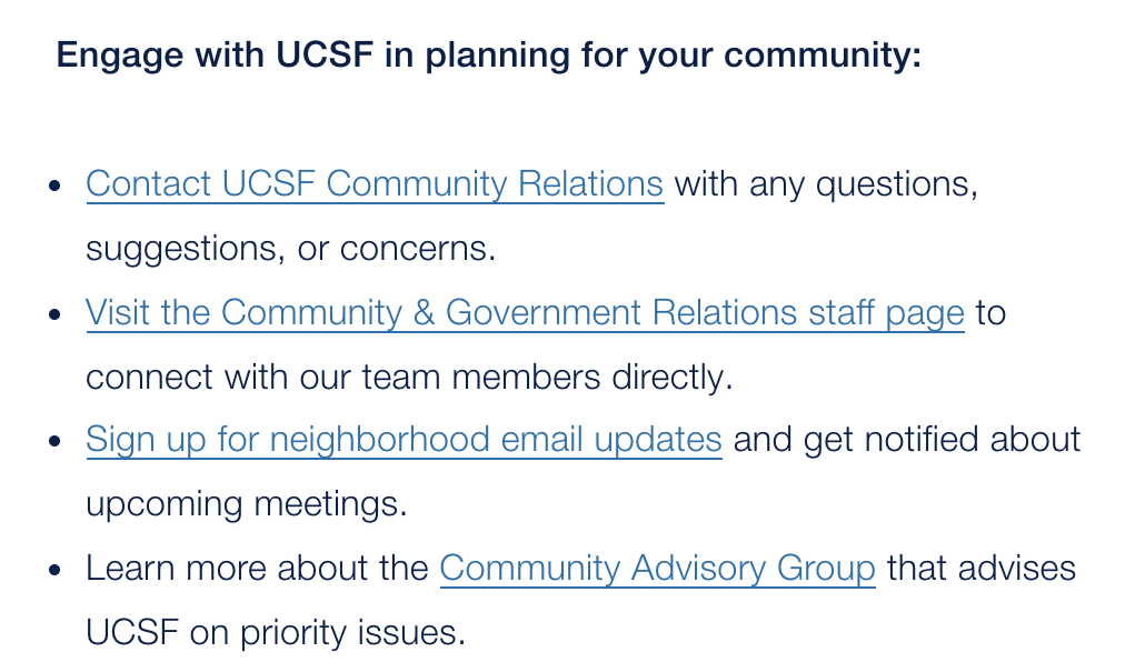 screenshot of underlined body text