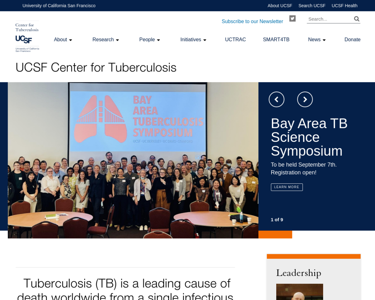 Ucsf Center For Tuberculosis Ucsf Websites